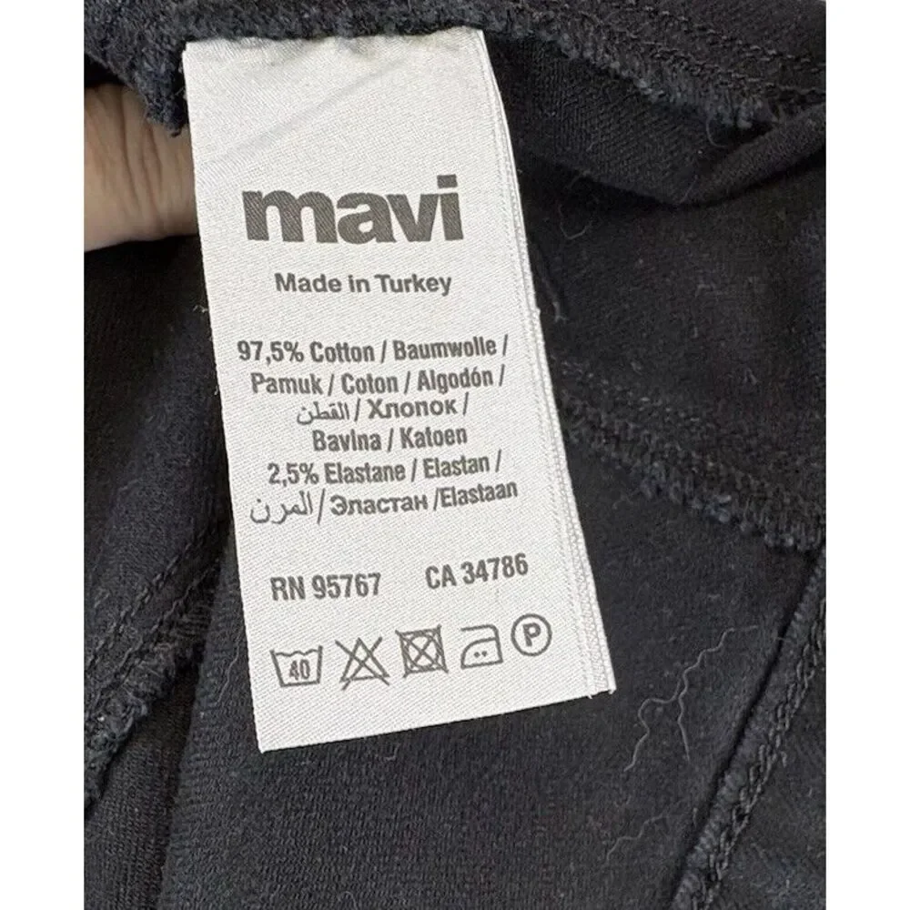 Mavi Jeans Women's Denim Indigo Move Jacket Wash Black Size Small Button Up‎
